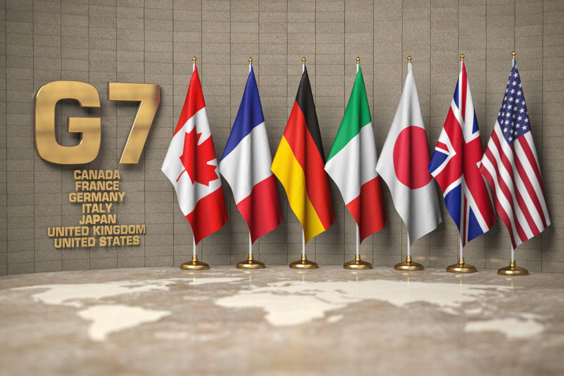 Саммит g7. Саммит g7 в Японии 2023. G7 большая семерка. МИД стран g7. G7 флаги.